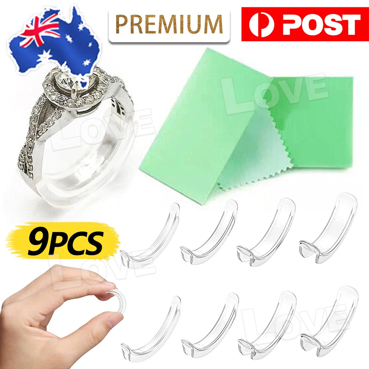 Plastic ring 2024 size adjuster