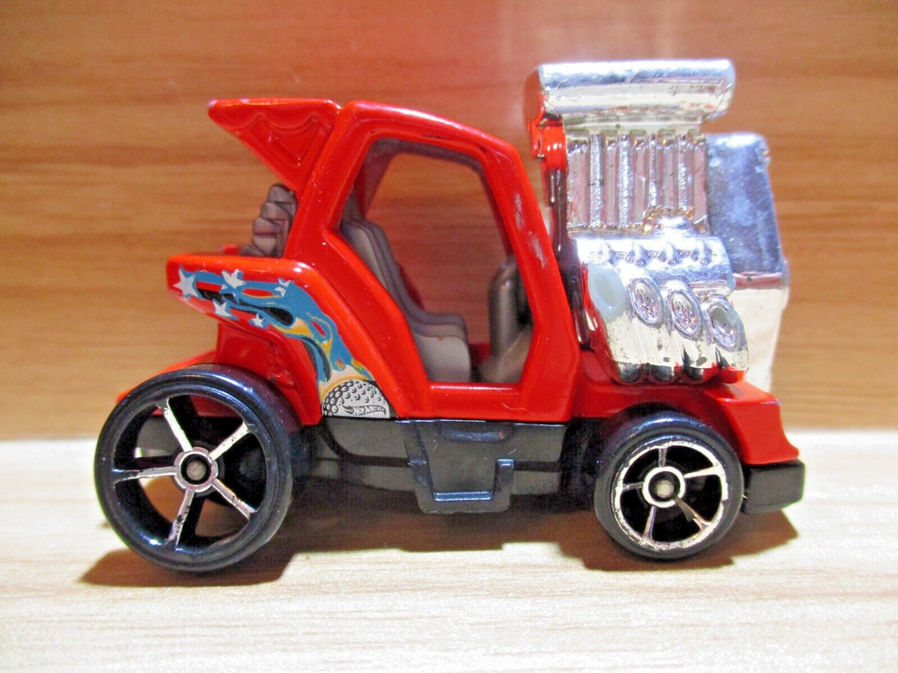 Hot Wheels Tee'd Off 2 2014 Sport Car 1:64 Scale Loose Red Miniature Toy Car