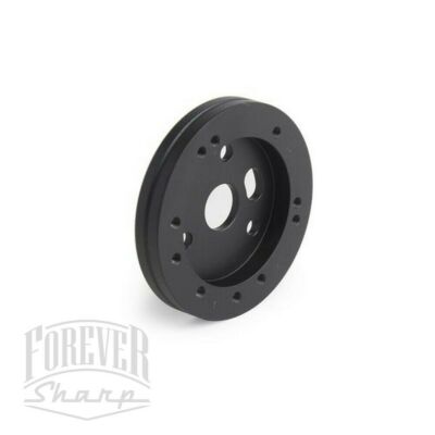 .5'' Black Short Hub 5 or 6 Hole Steering Wheel Grant NRG to 3 Hole Adapter