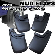 For Toyota Tacoma 2005-2015 2.0L Black Mud Flaps Mud Guards Splash Guards 4pcs