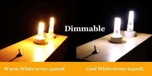 Dimmable 3W 6W G4 G9 Light Bulbs COB LED 12V Cool White 220V Mini Home Lamp - Picture 5 of 11