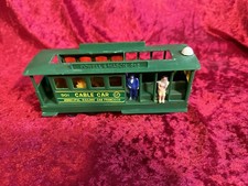 Vintage San Francisco 501 Cable Car Toy Powell and Mason STS Plastic Friction no