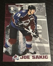2002-03 Pacific Quest For The Cup Joe Sakic Raising The Cup