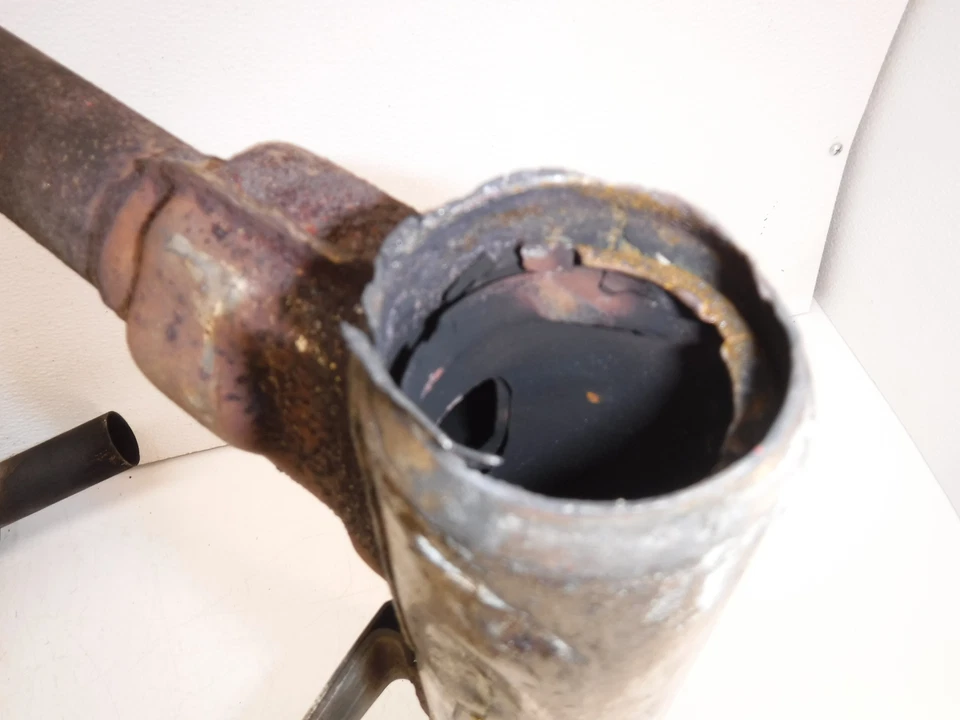 1980 yamaha xs850s EXHAUST HEADERS PIPES 3J2-14710-02-00 full muffler - Image 4 of 4