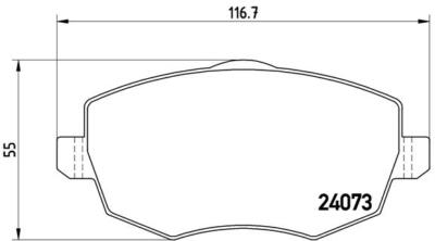 Pastiglie Freno Brembo P 06 094 - Posteriori, Per Teves, Omologate ECE-R90