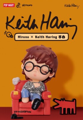 POP MART Hirono Keith Haring Figurine Limited Edition Sealed POP MART Hirono Keith Haring Figurine Limited Edition Sealed