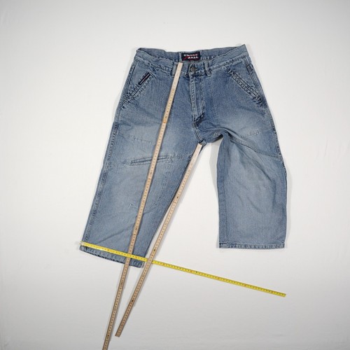 Cross Ball Herren Jeans Shorts Hose Gr. 46 blau Sommerhose kurze Jeans 100 % Bau - Bild 6 von 23
