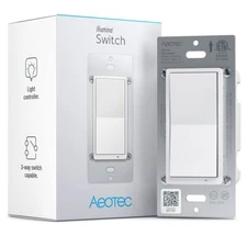 ~NEW~ Aeotec illumino Light Switch, Gen7 Z-Wave Plus, Non-Dimming [ZWA038]