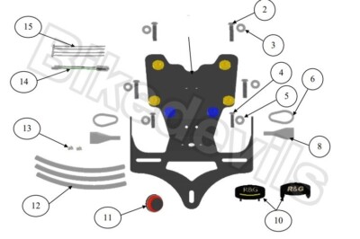 R&G Racing Tail Tidy / Fender Eliminator For Yamaha Tenere 700 T7 – Black (LP0277BK)