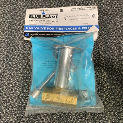 Blue Flame Gas S Straight Valve For Fireplaces Firepits 82 000