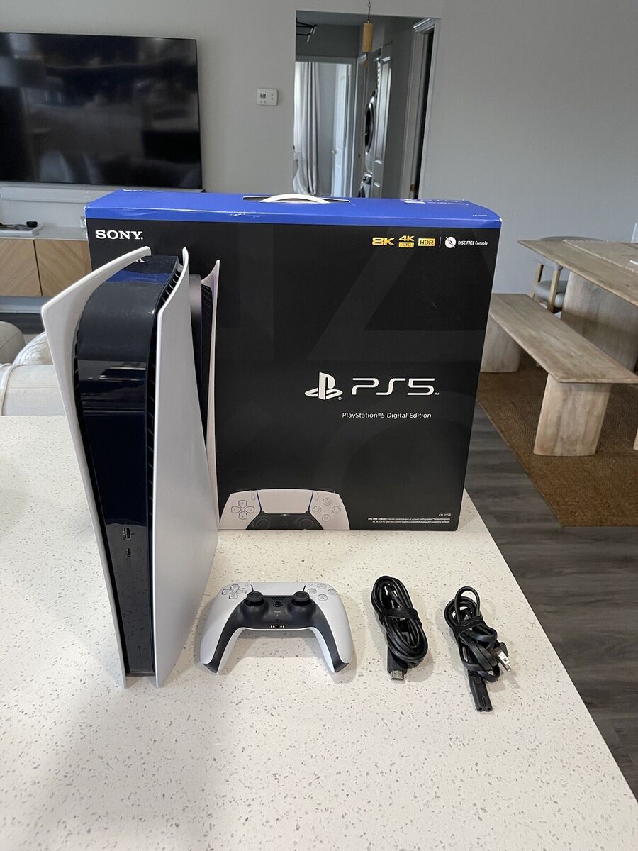 🎁🔥New In Box Sony PlayStation 5 PS5 Digital Edition White