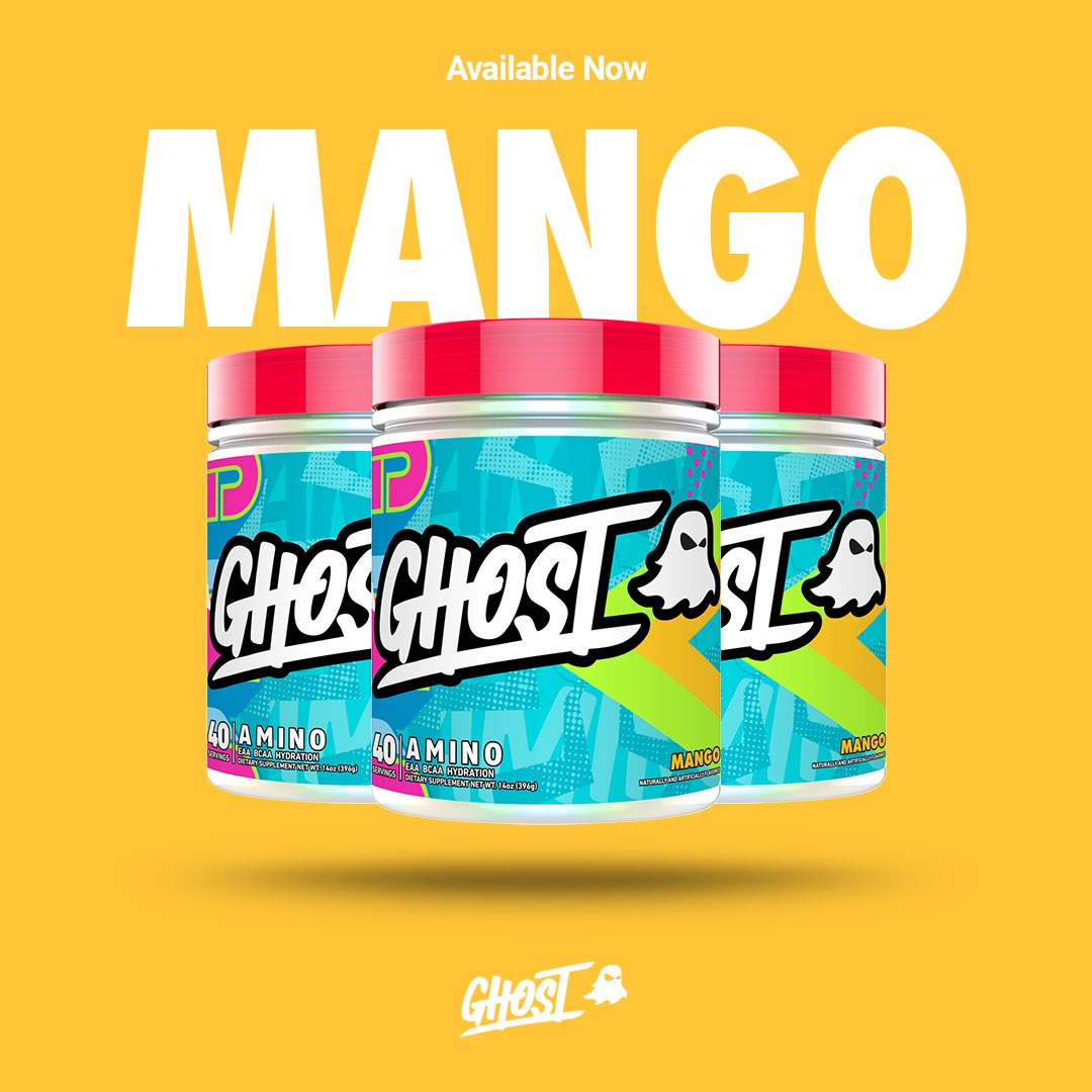 Exp 03/2024 GHOST AMINO EAA BCAA Hydration IntraWorkout 40 Servings Mango eBay