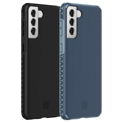 Incipio Galaxy S21 Grip Case Schwarz Hart Schutzhülle Robust Cover Plus Ultra Blau