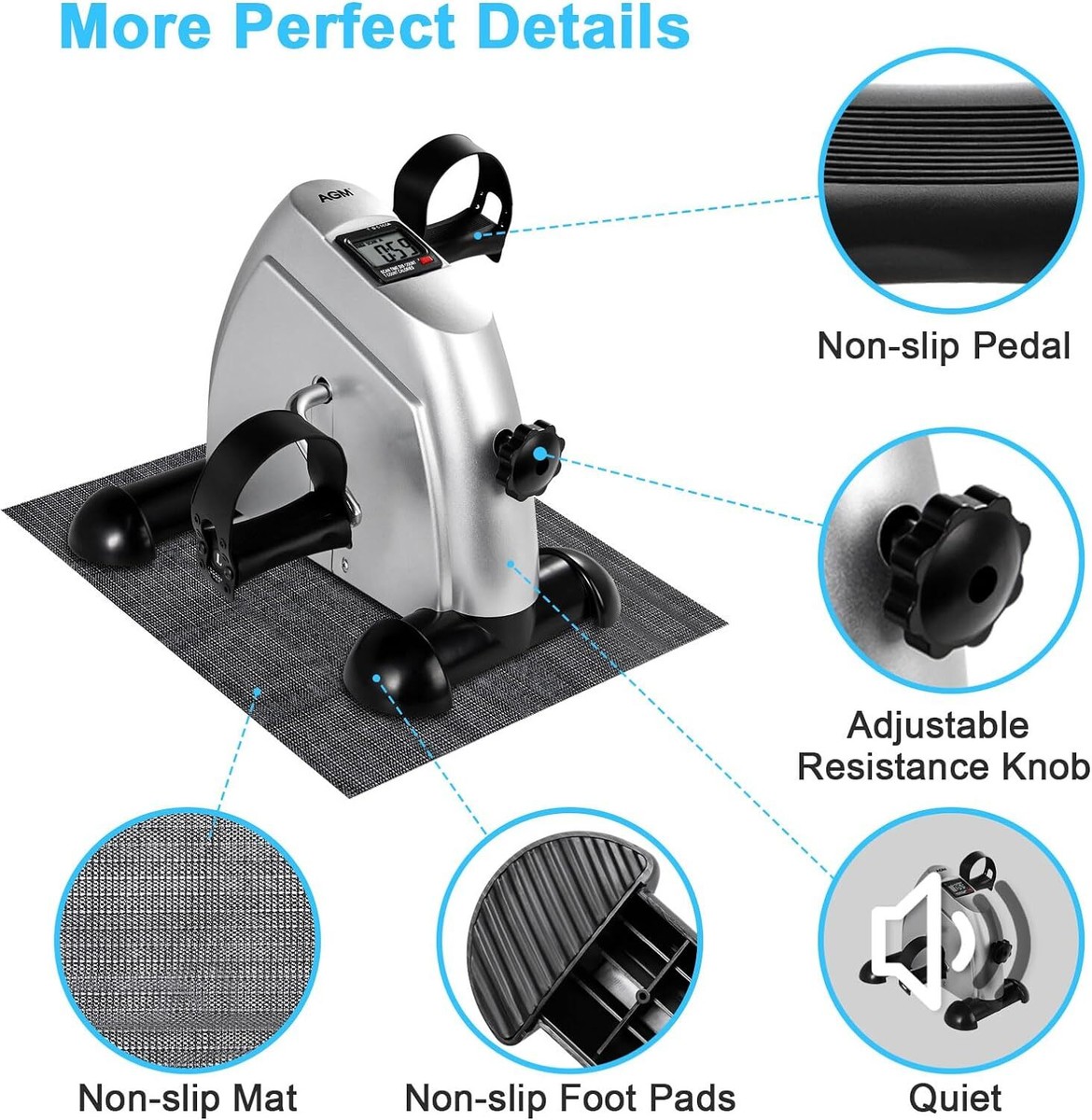 Pedal Exerciser Non Stationary Bike Elliptical Exercise Machine