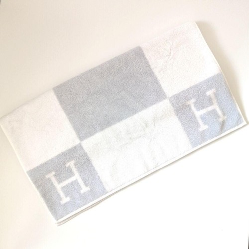 Hermes Bath Towel Bed Wrap Avalon Blue Beach Towel 55 x 100cm From Japan