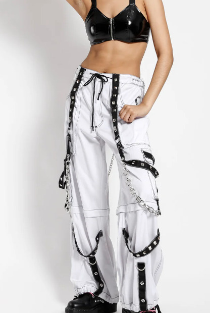 Tripp NYC - Pyramid stud pants White NEW | eBay