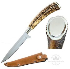 Trachtenmesser Jagdnicker mit Hirschhorn-Griff 100er
