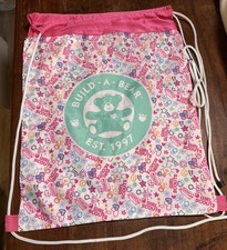 Build A Bear Workshop Drawstring Backpack Cinch Sack Tote Bag Girl Scouts