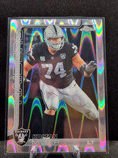 2025 Topps Chrome Silver Raywave Refractor Kolton Miller Las Vegas Raiders