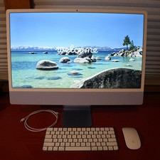 Apple iMac 24-inch 2021 Purple M1 CPU 2TB SSD 16GB RAM 4.5K Retina Display w Box
