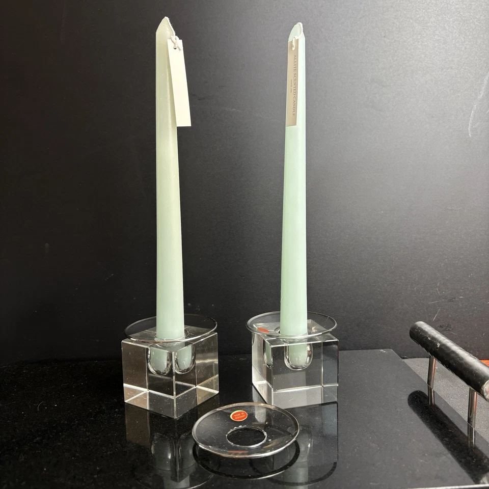 Anéis de vela Bobeches para gotejamento de vela 2,5” conjunto de 3 aro de prata feito na Alemanha - Imagem 3 de 4