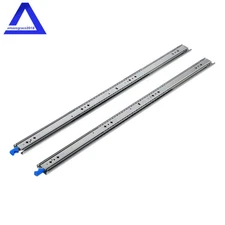 1 Pair With Lock Heavy Duty Drawer Slides 36 Inch 250 Lbs Extension Rails Rail
