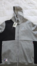 BMW Motorsport Zipper Hoodie Sweatshirt Size L