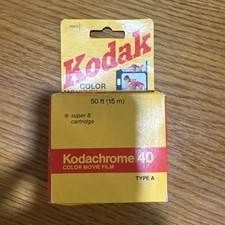 KODAK Kodachrome 40 Sound Color Movie Film Type A Super 8 Cartridge 1990 SEALED