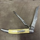 Imperial PEARL HANDL FISHING KNIFE w/ 4" FILLET BLADE and  SCALER — photo 2