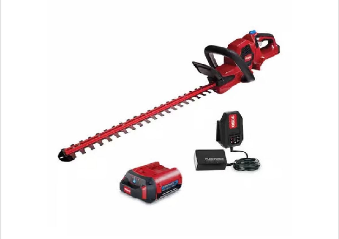 Toro 60V Hedge Trimmer Battery and Charger Included