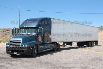 LKW Foto Freightliner Century Class Kofferauflieger USA blau #p3ts