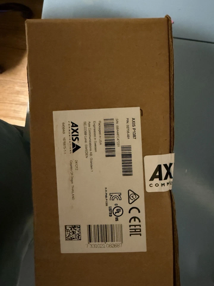 CÁMARA IP AXIS P1387 CAJA 5MP - 02735-001 Foto 3 de 4