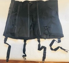 Vintage Black Underbust Style Womens Corset w...