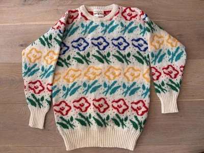 1988 Glasgow Garden Festival vintage 100% wool knit sweater - estimate sz small - Image 1 of 4