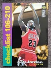 1995 Collector's Choice Michael Jordan Basketball Card #210 Bulls HOF