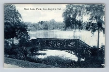 Los Angeles CA-California West Lake Park Vintage Postcard Standard Souvenir Old