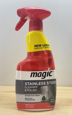 #ad Magic Stainless Steel Cleaner amp; Polish Trigger Spray Protects Appliances $29.00