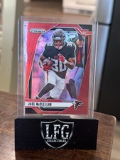 2024 Prizm Jase McClellan #342 True Red Prizm Retail Case Hit SSP RC
