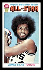 1976 77 Topps #134 James Silas AS Spurs EX+ *d1