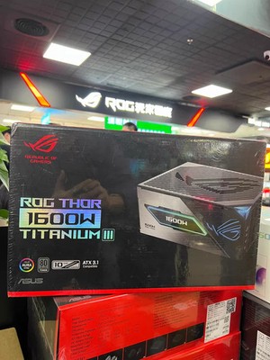 ASUS PSU ROG THOR GAMING 1600W TITANIUM 3 ATX 3.1 Power Supply 90YE00V1-B0NA00