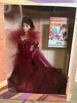 Barbie Doll as Scarlett O Hara in Red Dress.Hollywood legends collection #12815