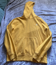Jordan Men s Yellow Solid Pullover Hoodie w/ ...