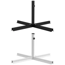 Outsunny Outdoor Universal Cross Brace Stand Cross Umbrella Base