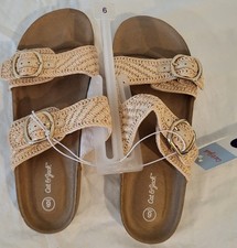 Cat Jack Kids' Drew Two Band Sandals in tan NWT 6