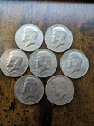 1976 Kennedy Half Dollar 50C Lot of 7 Bicentennial Independence Hall Reverse