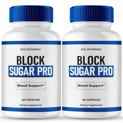 Block Sugar Pro General Wellness Supplement - 120 Capsules (2 Pack)
