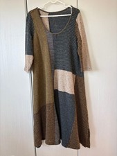 KAPITAL Wool Cotton Blend Patchwork Dress Size 0 KL0326012