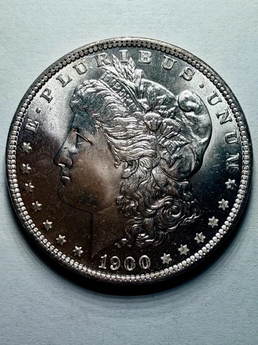 1900-O Morgan Silver Dollar Uncirculated Mint State 66 Beautiful Coin!