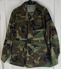 US Army BDU Shirt (Medium-Regular) Combat Coat, Woodland Camouflage, Hot Weather