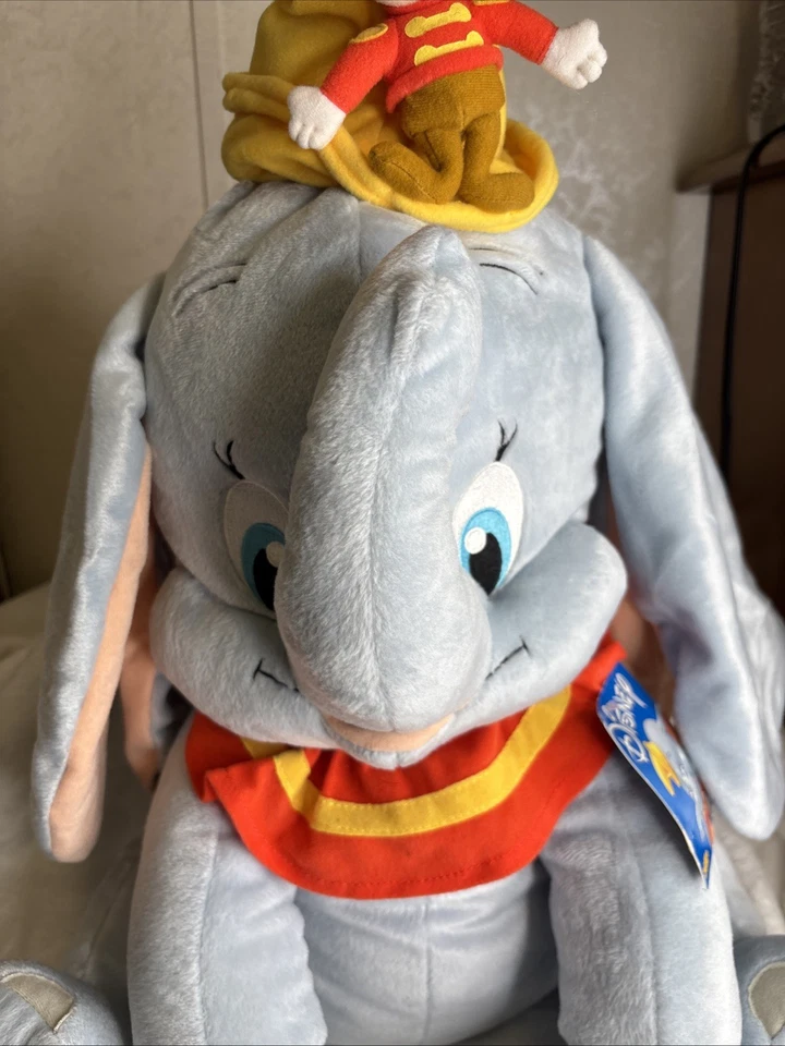 Disney 2001 Fisher Price Dumbo Timothy 24" Plush Soft Toy Stuffed Animal - Image 3 of 4